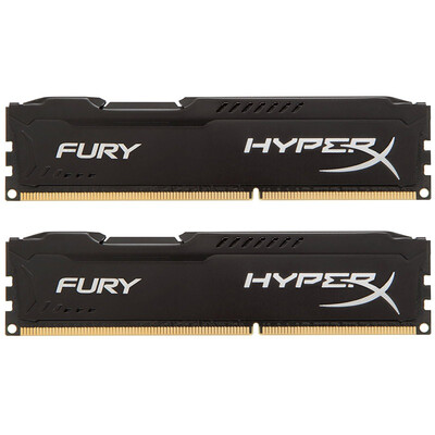 

Kingston (Kingston) hacker god Fury series DDR3 1600 16GB (8GBx2) настольная память (HX316C10FBK2 / 16) черный