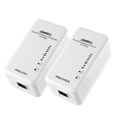 

ZINWELL PWQ-5101R Set 500M Power Chip 150M Wireless WiFi Power Cat (беспроводная маршрутизация PWQ-5101R + беспроводная точка доступа PWQ-5101)