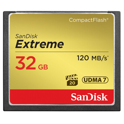 

Скорость SanDisk (SanDisk) 32GB Скорость чтения записи 120МБ / с предельной скорости CompactFlash карты UDMA7 CF карты 85Mb / с