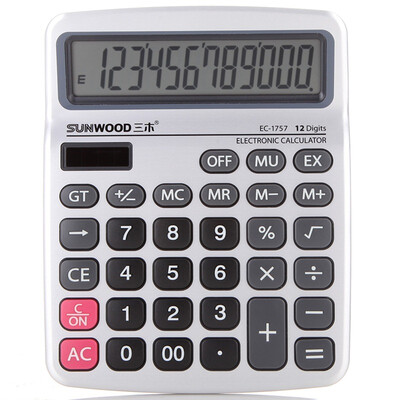 

Аккумуляторная батарея Мики (Sunwood) EC-металлическая панель одна тысяча семьсот пятьдесят семь калькулятор (двойной источник питания) пожертвованы