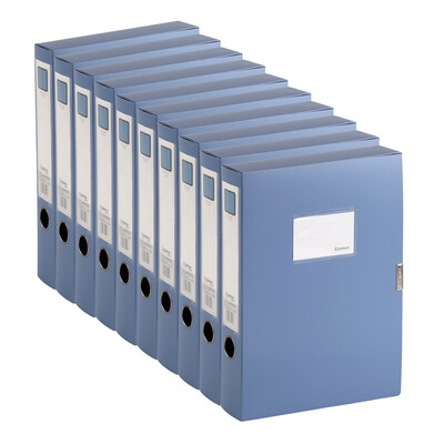 

(Comix) 10 пачек HC-35-10 35 мм толстый тип липкий файл box / file box / box A4 blue