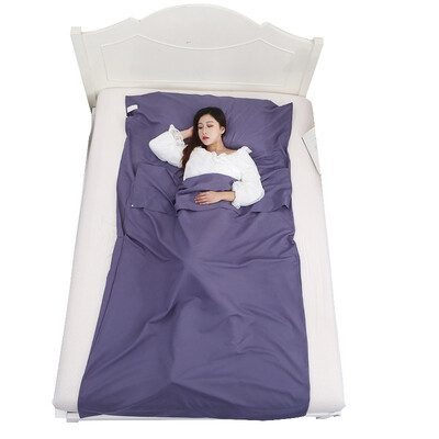 

iClimb travel dirty sleeping bag integrated four-piece hotel across the dirty single widened 115x210cm soft skin-friendly not fading 8301 gems