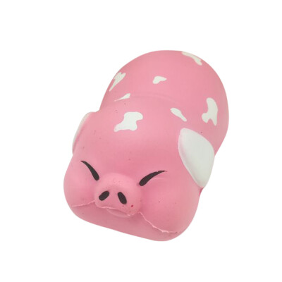 

Siaonvr Cute Pig Toast Scented Charm Slow Rising Squeeze Stress Reliever Toy A