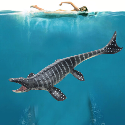 

Siaonvr Simulation Mosasaurus Dinosaur Toy Kids Early Education Play Toy Decoration