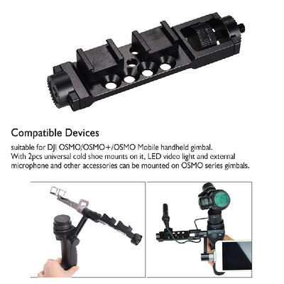 

Adjustable Gimbal Accessory Pro Universal Mount Frame Bracket Holder 14 Inch Screw Mounts for DJI OSMOOSMOOSMO Mobile Handheld