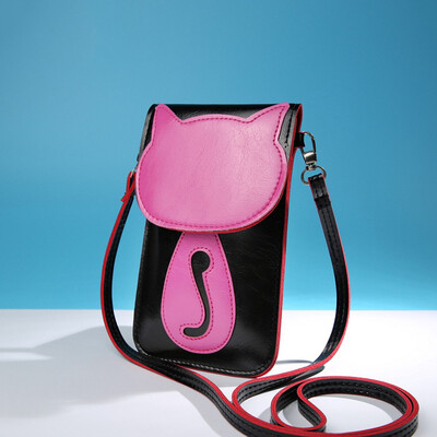 

1Pcs Cross-Body Touch Screen Cell Phone Wallet Shoulder Bag Leather Pouch Case