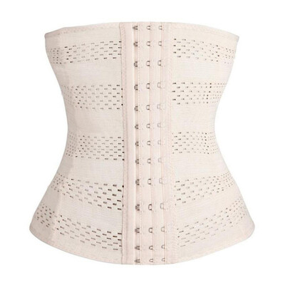 

Women Body Shaper Latex Rubber Waist Trainer Cincher Underbust Corset Shapewear