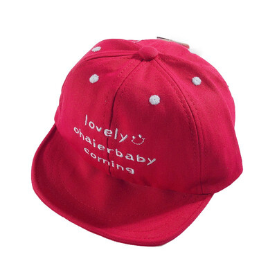 

Fashion Spring Summer Autumn Kids Letter Embroidered Baseball Cap Hats Photography Props Children Hat