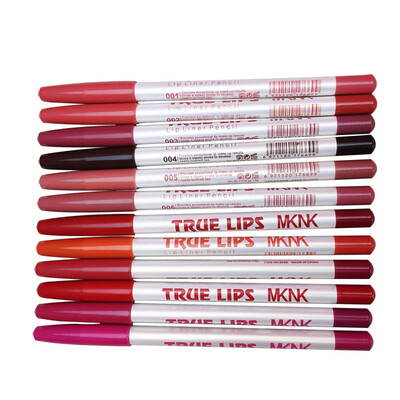 

12ColorsSet Waterproof Lip liner Pencil Womens Professional Long Lasting Cosmetic Tools