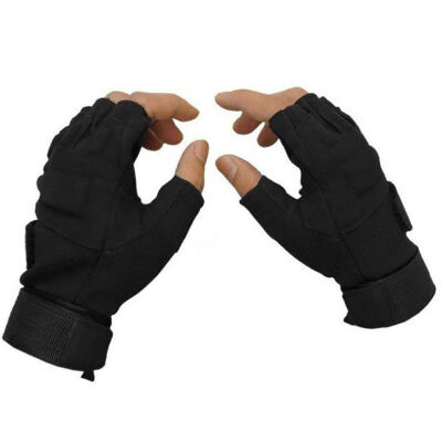 

Brand New Outdoor Winter Windproof Sports Fingerless Military Tactical Hunting Riding Gloves