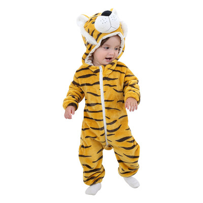 

Newborn Baby Winter Hoodie Clothes Infant Baby Girls Cartoon Climbing New Spring Outwear Rompers Boy Jumpsuit