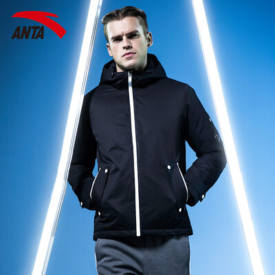 

Anta ANTA 95749612 RICOLEE designer Anta mens cotton jacket jacket winter new warm windproof sports jacket mens foundation black L male 175