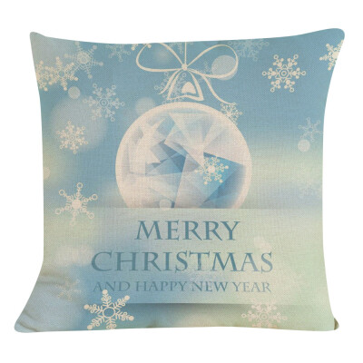 

Tailored New Christmas Cotton Linen Pillow Case Sofa Cushion Cover Home Decor