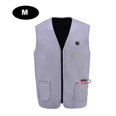 

USB Electric Heating Vest Sleeveless Body Warmer Jacket with 3 Adjustable Temperatures Men & Women Heated Clothes for Outdoor Skii