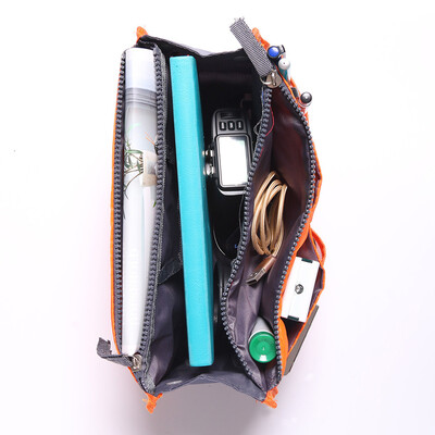 

Toponeto Portable Multifunction Dual Zipper Storage Bag Cosmetic Organizer Holder
