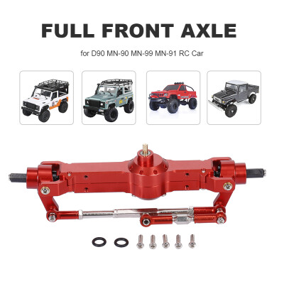 

Aluminum Alloy Full Front Axle for D90 MN-90 MN-99 MN-91 FJ-45 RC Car 112 Rock Crawler Upgrade Parts