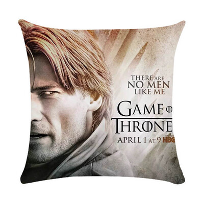 

18" Square Game of Thrones Cotton Linen Home Decorative Throw Pillow Case Cushion Cover 45cm45cm