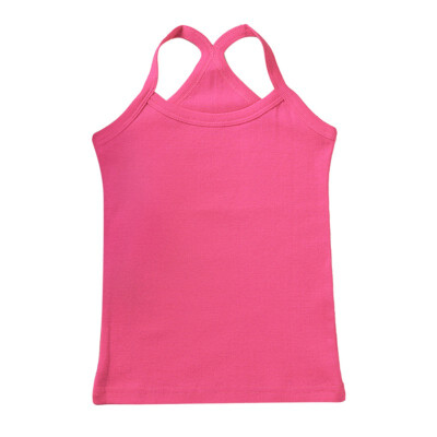 

100 Cotton Girls Vest Colored Kids Camisole Children Tops Summer Baby Singlet Girls Undershirts Teenager Tank