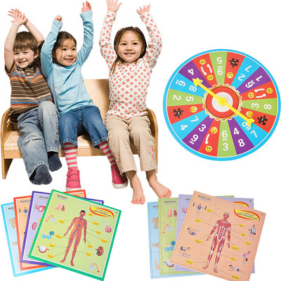 

YIWULAHuman Body Puzzle Toys Body Structure Intelligence Training Plaything for Kids