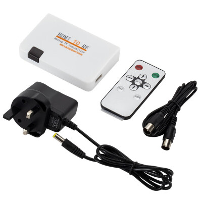 

HDMI To RF Coaxial Modulator Converter Signal TV Transmitter Box With Remote Control