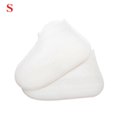 

1 Pair Reusable Waterproof Rain Shoes Covers Slip-resistant Silicone Rain Boot Overshoes Protector SML Outdoor Use Accessories