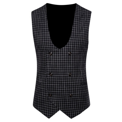 

Toponeto Mens Fashion Business Casual Wedding Waistcoat Tops Vest Jacket Top Coat