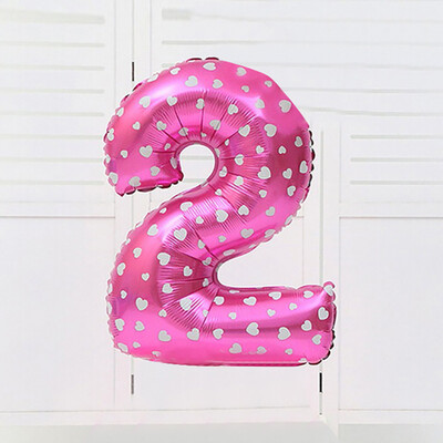 

Gobestart Number Balloon Baby Shower Kids Birthday Celebration Foil Balloons