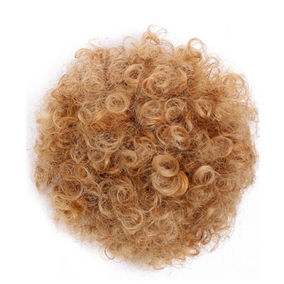 

Gobestart Fashion Pretty Woman Girl Ponytail Holder Hairpiece Afro Puff Wig Hair Ring Bun