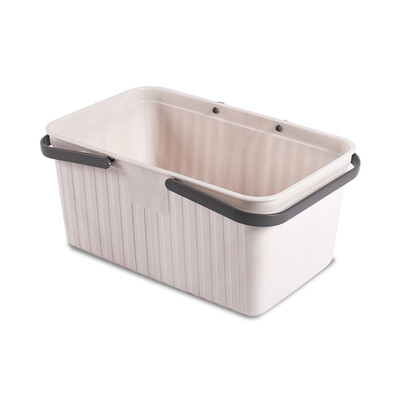 

Bathroom Basket Rectangular Plastic Portable Storage Basket For Clothes Shower Gel organize Container