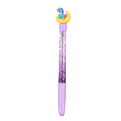 

Creative Gel Pen Lovely Quicksand Design Study Supplies Stationery Black Ink for School Students Office