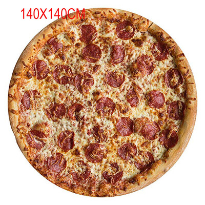 

Gobestart Comfort Food Creations Pizza Wrap Blanket Perfectly Round Hamburger Throw
