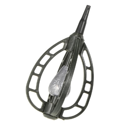 

Fishing Bait Cage Inline Method Feeder Basket Fishing Lure Cage Fish Bait Basket Holder Fishing Accessory with Lead Sinker 30g40g