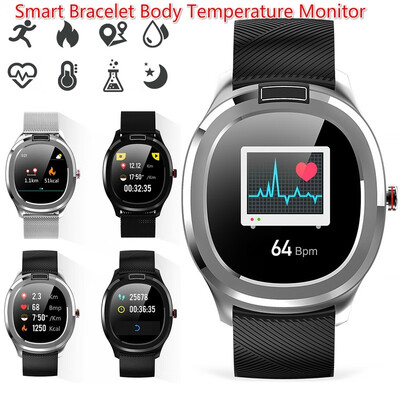 

T01 Full-screen Touch Smart Bracelet Body Temperature Measurement ECG Blood Pressure Oxygen Measurem