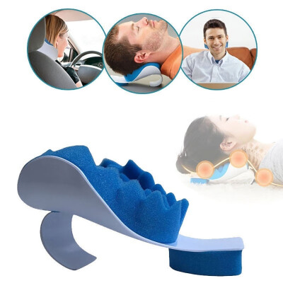 

Blue Neck&Shoulder Massage Relaxation Pillow Relief Neck And Support Shoulder Upper Spine Loose Pain Massage