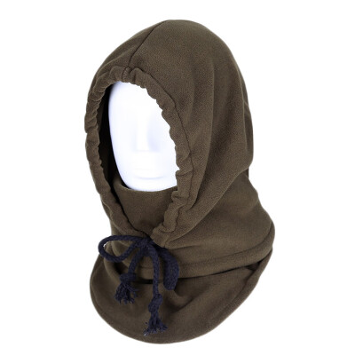 

Fleece Winter Tactical Heavyweight Balaclava Black Neck Face Mask Hood Hat Ski