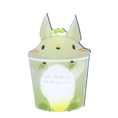 

1 PCS Japan Anime Brooch Cartoon Totoro Brooch Icons On Backpack Acrylic Badges Pin Badges for Clothes Backpack Decoration