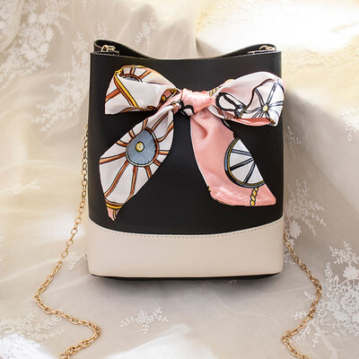

Tailored Women Simple Fashion Bucket Bag Strap Messenger Shoulder Bag Mobile Phone Bag