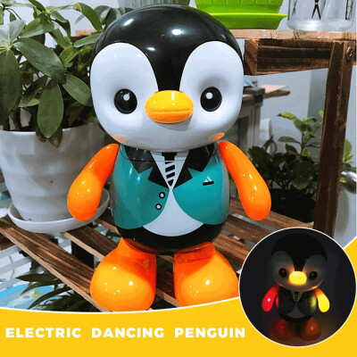 

Siaonvr Educational Toys Electric Dance Cute Penguins Early Learning Educational Toys