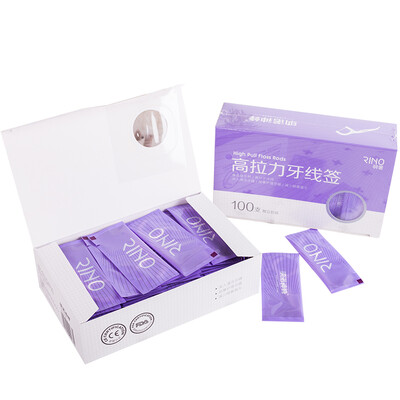 

Nano God bee feathers high high force floss dental floss sticks individually wrapped 100