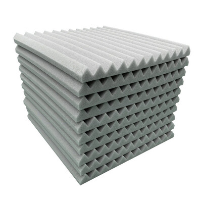 

10PCS 3D Acoustic Foam Panel Absorption Sponge Studio Soundproof Sound Insulation Sponge Accessories Stickers
