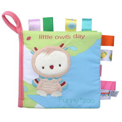 

Tailored Baby Kids Intelligence Development Cloth 3D Animal Tail Book Educational Toy