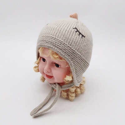 

Solid Print Hats For Girls Winter Baby Girls Boys Toddler Solid Print Hats Casual Caps Headwear