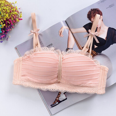 

one-piece Lace Bras Womens Underwear Gathered Sexy Lace Bras Push Up Beauty Back Bra