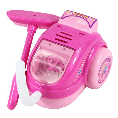 

YIWULAKids Role Play Vacuum Cleaner Hoover Realistic Toy Bule with Lights & Sounds