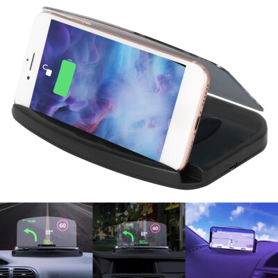 

Car 65 Inch Car Safety Auto GPS Navigation HUD Display Holder Mobile Phone Holder Projector with Wireless Charger