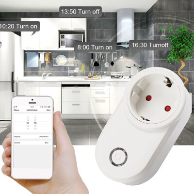 

EU Wireless Wifi 2G3G4G Phone Control Switch Timer Smart Power Socket Plug