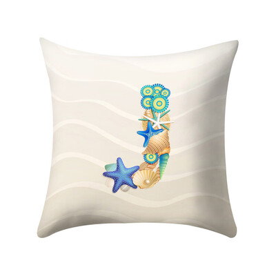 

〖Follure〗Print Pillow Case Polyester Sofa Car Cushion Cover Home Decor 45 X 45cm