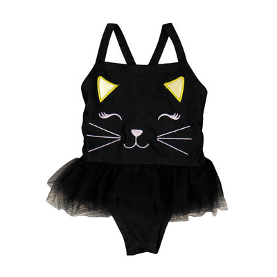 

Baby Girl Swimsuit Bikini Cartoon Mesh Siamese Baby Girl Clothes Baby Swimwear Fashion Beach Swimwear Bathing