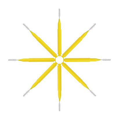 

8Pcs Teeth Cleaning Toothpick Push-Pull Interdental Brush Oral Care Teeth Cleaning Brush Orthodontic Toothpick Tooth