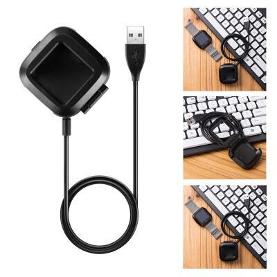 

2 In 1 USB Charging Dock Station Cable For Charging Dock Station Cable Charging Adapter For Fitbit Versa Smart Watch 1M Length
